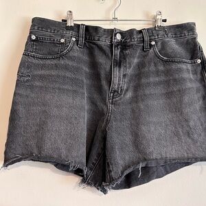 Madewell Charcoal Jean Shorts